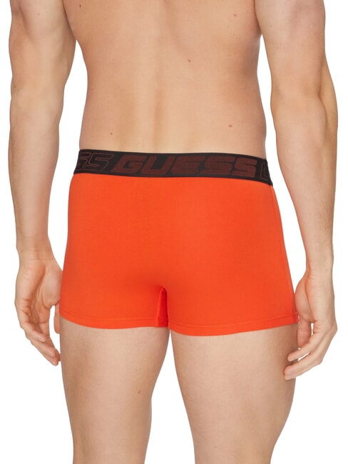 JOE 3 boxers multicolores lave noir orange - Slip homme