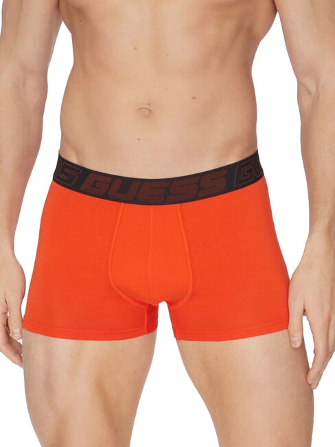 JOE 3 boxers multicolores lave noir orange - Slip homme