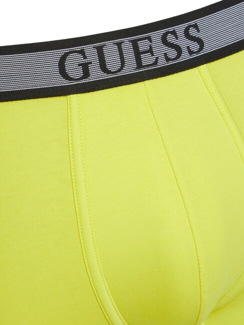 JOE 3 boxers multicolores peigne jaune lave noire - Slip homme