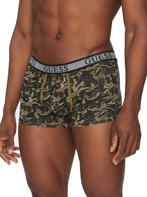 JOE 3 boxers multicolores camouflage vert 81 - Slip homme