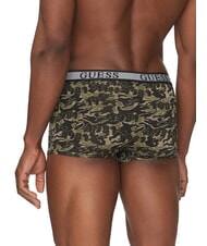 GUESS JOE 3 boxers multicolores camouflage vert 81 - Slip homme - 3