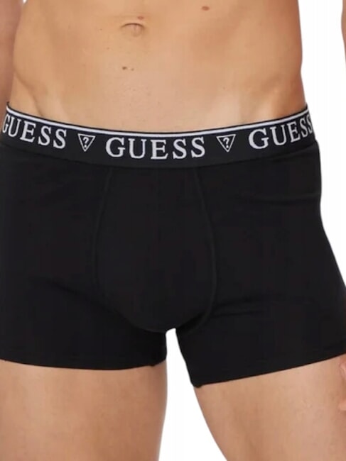 LOGO CLASSIC 5 boxers multicolores mélange de lave noir et blanc - Slip homme