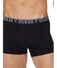 GUESS LOGO CLASSIC 5 boxers multicolores mélange de lave noir et blanc - Slip homme - 2