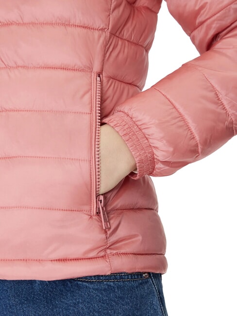 PACKABLE Doudoune légère à capuche légèrement rose - Doudounes femme