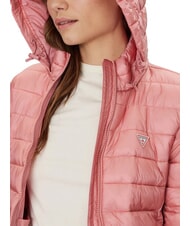 GUESS JEANS PACKABLE Doudoune légère à capuche légèrement rose - Doudounes femme - 4