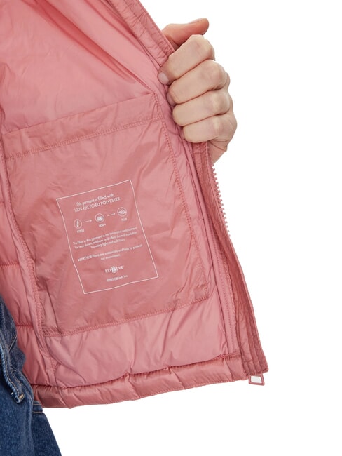 PACKABLE Doudoune légère à capuche légèrement rose - Doudounes femme