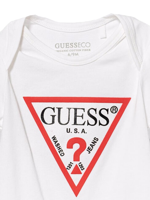 KIDS Body bébé à manches courtes blanc pur - Barboteuses et tenues pour bébé