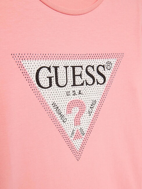 KIDS T-shirt &agrave; manches longues avec strass rose doux - Tee-shirt enfant