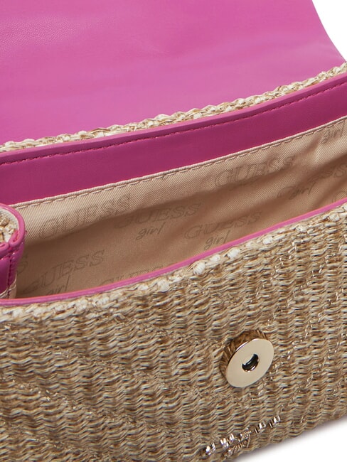 GIRL Mini sac avec breloque logo éclat rose - Sacs pour Femme