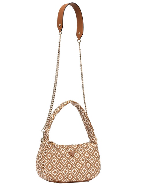 RIANEE Mini sac hobo tissé COGNAC - Sacs pour Femme
