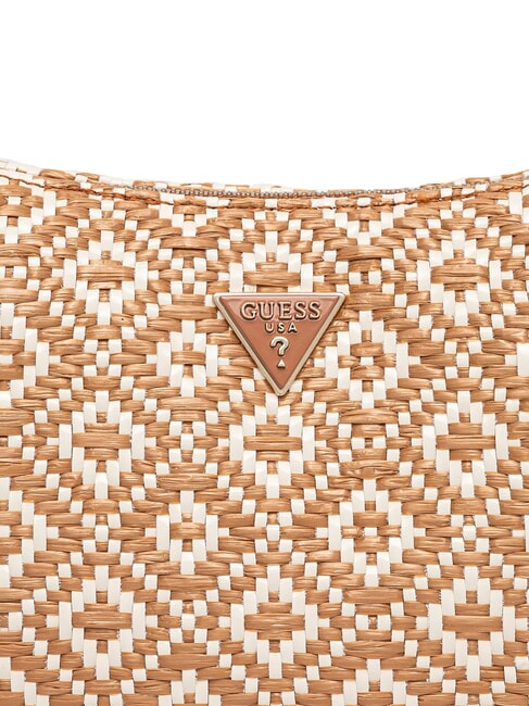 RIANEE Mini sac hobo tissé COGNAC - Sacs pour Femme