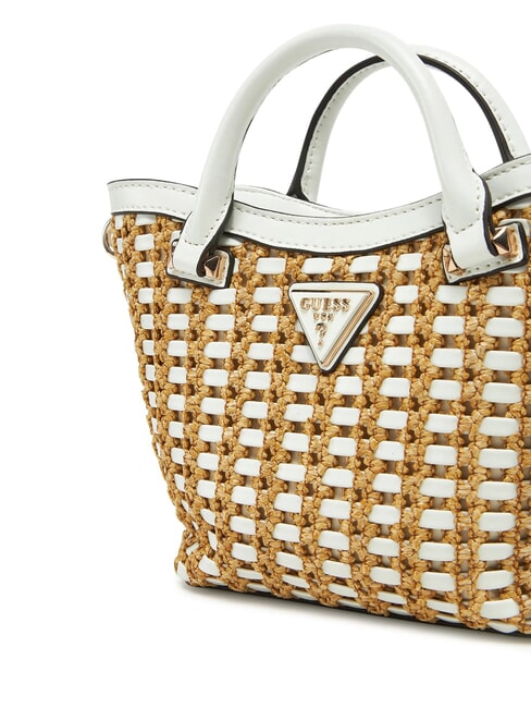 ATALIA Petit sac à main avec bandoulière blanc naturel - Sacs pour Femme