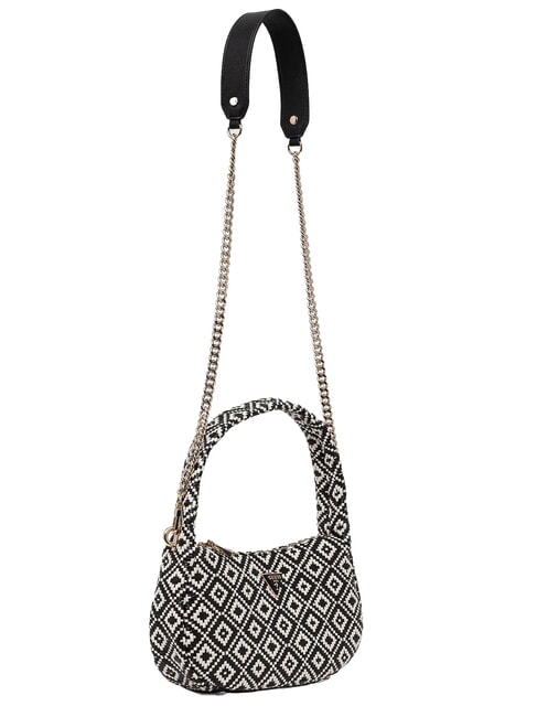 RIANEE Mini sac hobo tissé NOIR - Sacs pour Femme