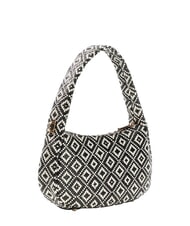 GUESS RIANEE Mini sac hobo tissé NOIR - Sacs pour Femme - 3
