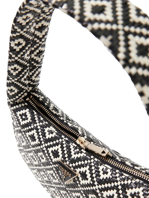 RIANEE Mini sac hobo tissé NOIR - Sacs pour Femme