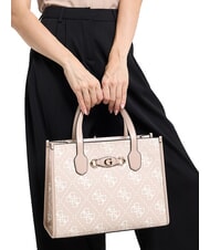 GUESS IZZY 2 Sac fourre-tout avec bandoulière logo de sable - Sacs pour Femme - 6