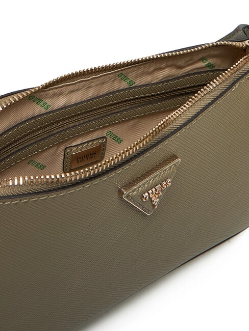 ECO JAZLYNN Sac bandoulière imprimé Saffiano sage - Sacs pour Femme