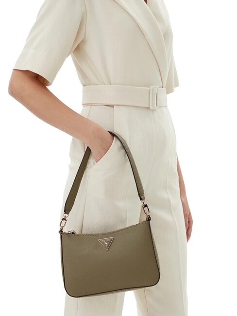 ECO JAZLYNN Sac bandoulière imprimé Saffiano sage - Sacs pour Femme