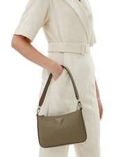 GUESS ECO JAZLYNN Sac bandoulière imprimé Saffiano sage - Sacs pour Femme - 5