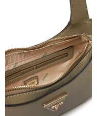 GUESS ECO JAZYLYNN Sac hobo ST Saffiano avec bandoulière sage - Sacs pour Femme - 4