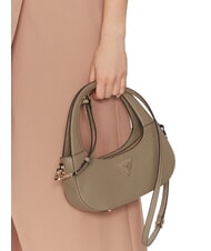 GUESS ECO JAZYLYNN Sac hobo ST Saffiano avec bandoulière sage - Sacs pour Femme - 5