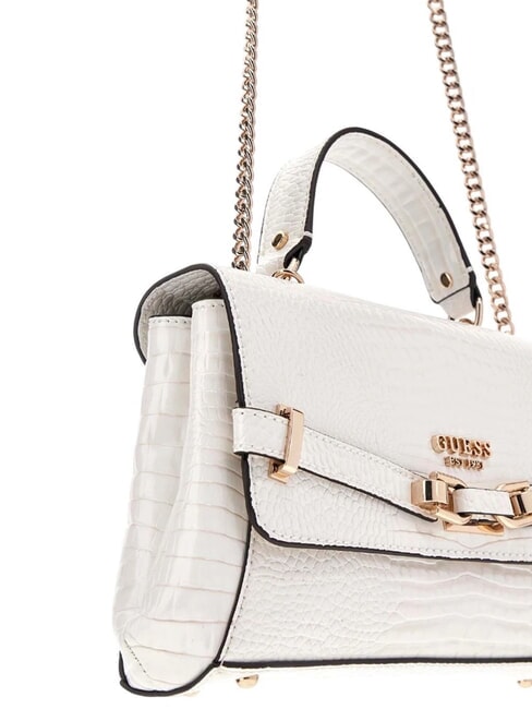 SILVYE Sac convertible à imprimé crocodile blanc - Sacs pour Femme