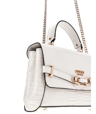 GUESS SILVYE Sac convertible à imprimé crocodile blanc - Sacs pour Femme - 3