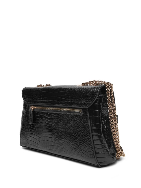 SILVYE Sac convertible à imprimé crocodile NOIR - Sacs pour Femme
