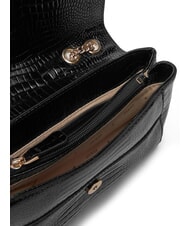 GUESS SILVYE Sac convertible à imprimé crocodile NOIR - Sacs pour Femme - 5