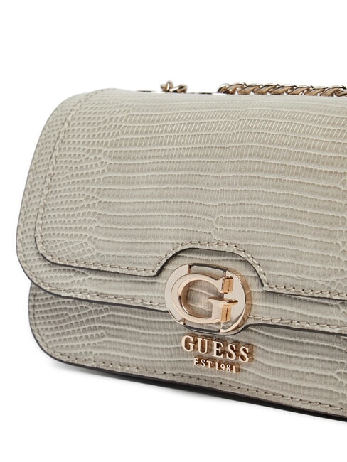 ORLINA Sac convertible &agrave; imprim&eacute; l&eacute;zard taupe - Sacs pour Femme