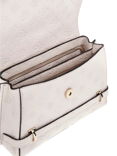 ZARELA Sac à main cartable logo blanc cassé - Sacs pour Femme