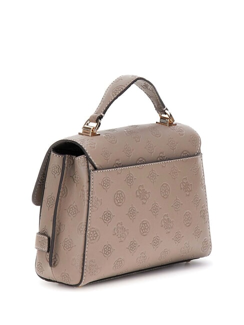 ZARELA Sac à main cartable logo taupe foncé - Sacs pour Femme