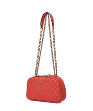 GUESS ECO RIANEE Sac matelassé convertible corail rouge - Sacs pour Femme - 3