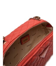 GUESS ECO RIANEE Sac matelassé convertible corail rouge - Sacs pour Femme - 6
