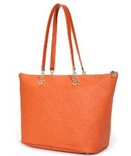 POLLINI Embossed Heritage Sac cabas port&eacute; &eacute;paule ORANGE - Sacs pour Femme - 4