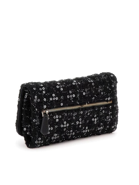 GIULLY Pochette à paillettes or noir - Sacs pour Femme