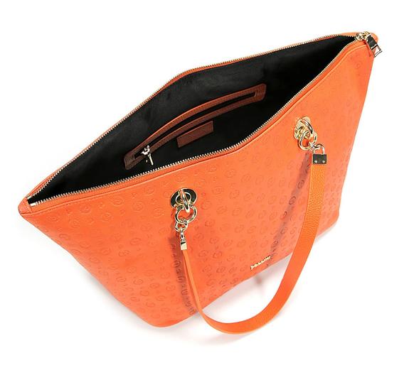 Embossed Heritage Sac cabas port&eacute; &eacute;paule ORANGE - Sacs pour Femme