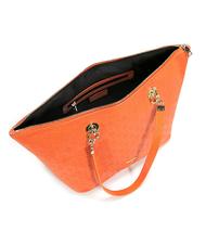 POLLINI Embossed Heritage Sac cabas port&eacute; &eacute;paule ORANGE - Sacs pour Femme - 5