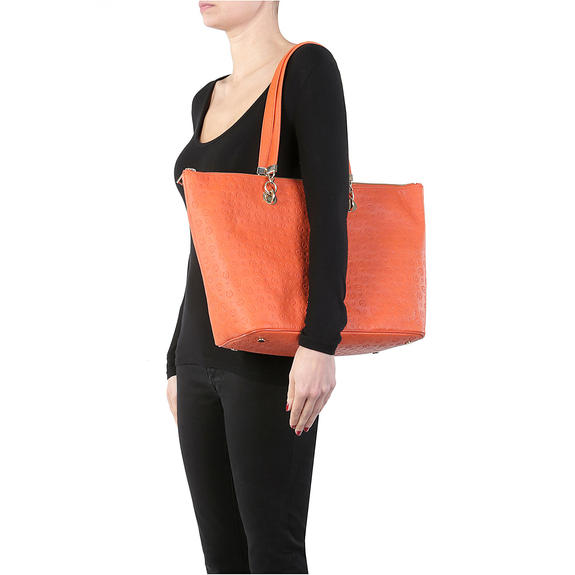 Embossed Heritage Sac cabas port&eacute; &eacute;paule ORANGE - Sacs pour Femme