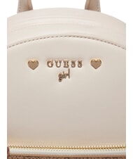 GUESS GIRL Mini sac à dos 4g aop beige blanc - Sacs pour Femme - 4