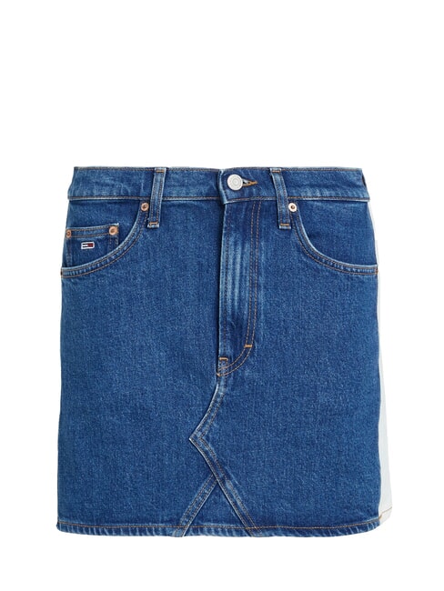 TH JEANS Jupe courte en jean denim moyen - Jupes pour femmes