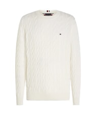 TOMMY HILFIGER TH  Pull col rond ivoire - Pulls pour hommes - 3