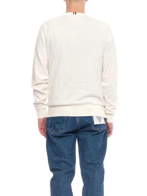 PIMA Pull &agrave; col rond en cachemire m&eacute;lang&eacute; ivoire - Pulls pour hommes