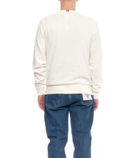 TOMMY HILFIGER PIMA Pull &agrave; col rond en cachemire m&eacute;lang&eacute; - Pulls pour hommes