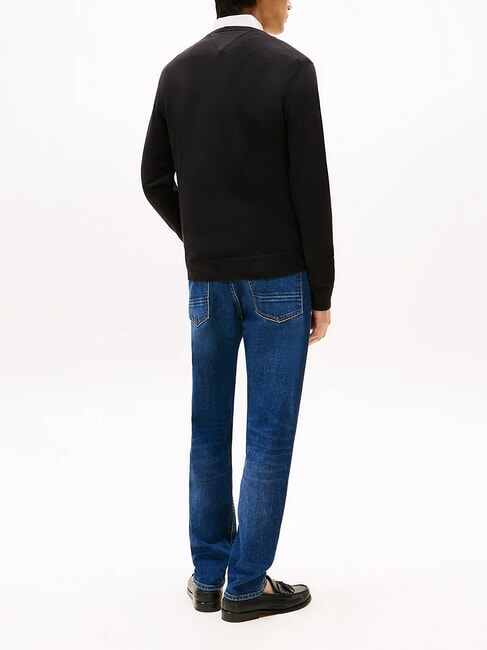 TH  Pull col rond noir - Pulls pour hommes