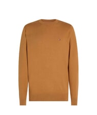 TOMMY HILFIGER PIMA Pull &agrave; col rond en cachemire m&eacute;lang&eacute; toile safari - Pulls pour hommes - 3
