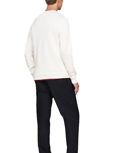 TH  Pull col rond ivoire - Pulls pour hommes
