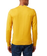 TOMMY HILFIGER 1985 CREW Sweat-shirt en coton mélangé ville jaune - Pulls pour hommes - 2