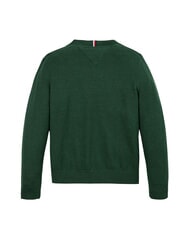 TOMMY HILFIGER TH KIDS pull à col rond vert ornemental - Pulls pour enfants - 3