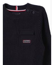 TOMMY HILFIGER TH KIDS Pull en coton ciel du désert - Pulls pour enfants - 4